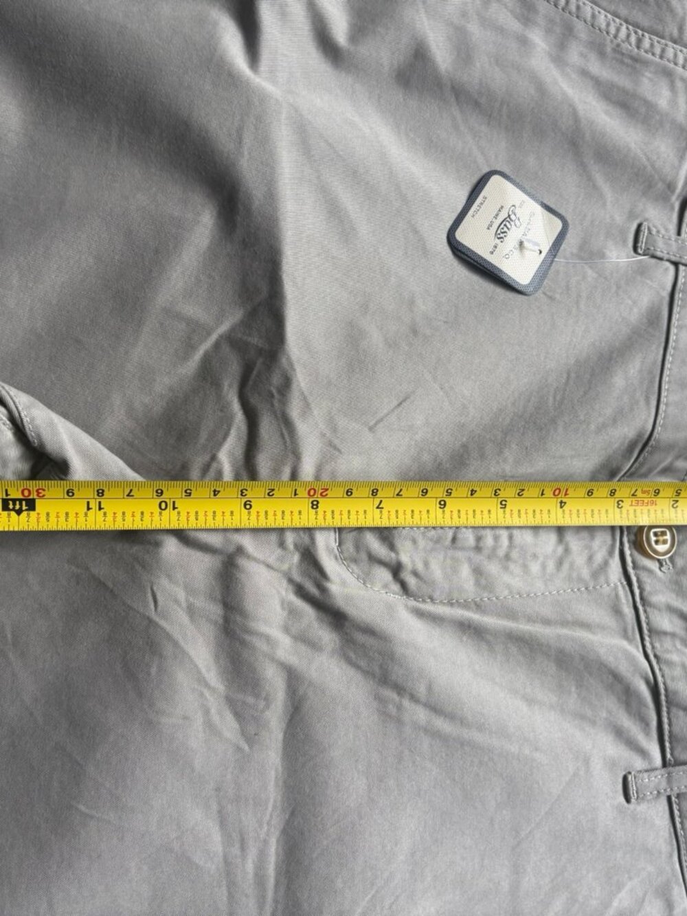 G.H. Bass & Co. Girlfriend fit Grey Chino - Picture 8 of 10